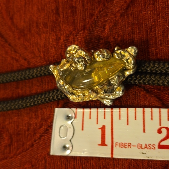 Faux Gold Nugget Bolo - Picture 5 of 6
